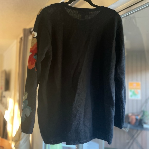 Vintage 70s Floral Sweater - Picture 4 of 5